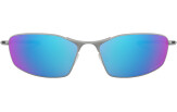 OAKLEY Whisker Satin Chrome Prizm Sapphire Polarized