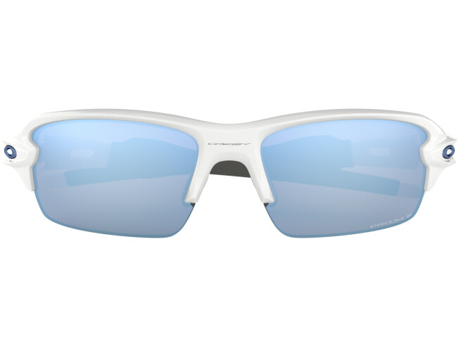 OAKLEY Flak XS Polished White Prizm Deep Water Polarized