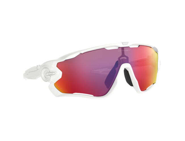 Päikeseprillid OAKLEY Jawbreaker Polished White Prizm Road Polished Pure White Prizm Road