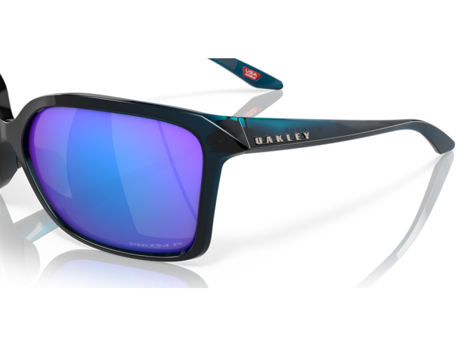 Päikeseprillid OAKLEY WILDRYE Polished Transparent Poseidon Prizm Sapphire Polarized Transparent Poseidon Prizm Sapphire Polarized