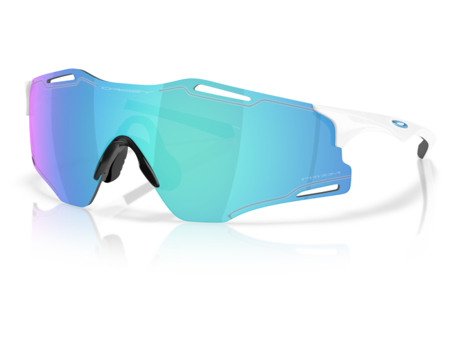 Päikeseprillid OAKLEY CYBR ZERO POLISHED WHITE PRIZM SAPPHIRE Polished White Prizm Sapphire