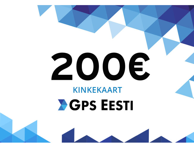 Kinkekaart 200 (GPS Eesti) 200€