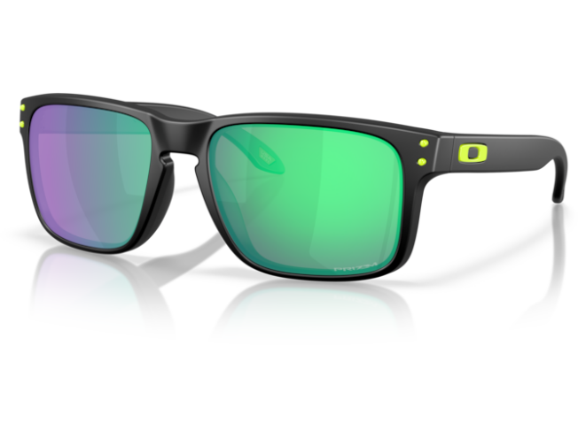 Päikeseprillid OAKLEY HOLBROOK MATTE BLACK PRIZM ROAD JADE Matte Black Prizm Road Jade