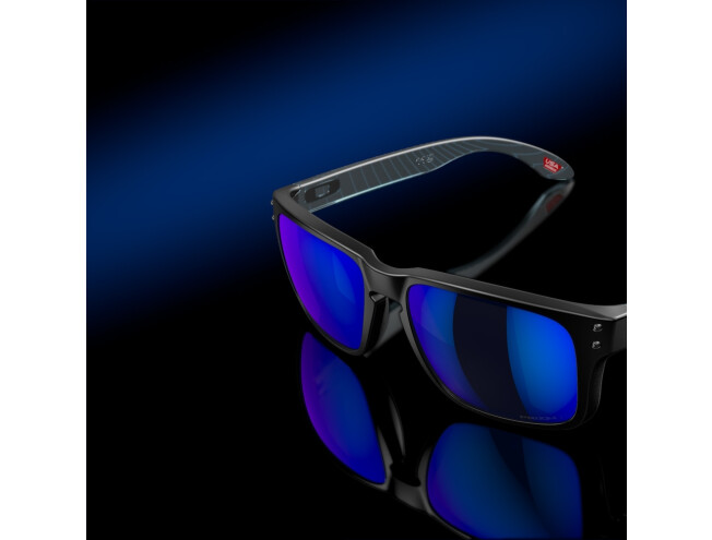 Päikeseprillid OAKLEY Holbrook XS Matte Trans Stonewash Prizm Sapphire Polarized Matte Transparent Stonewash Prizm Sapphire Polarized