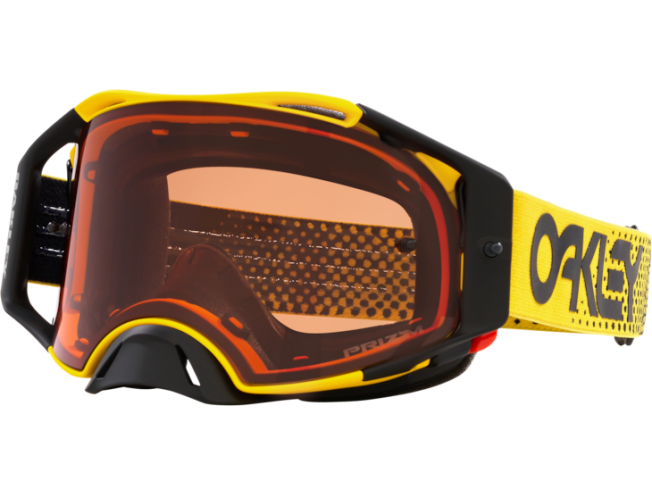 Krossiprillid OAKLEY Airbrake MX Moto Yellow Prizm MX Bronze Moto Yellow Prizm MX Bronze