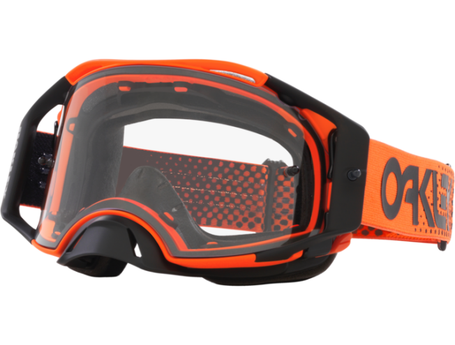 Krossiprillid OAKLEY Airbrake MX Moto Orange Clear Moto Orange Clear