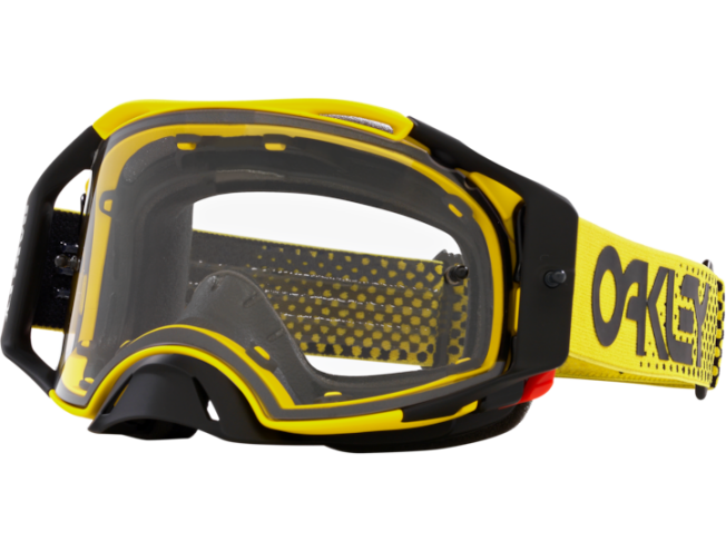 Krossiprillid OAKLEY Airbrake MX Moto Yellow Clear Moto Yellow Clear