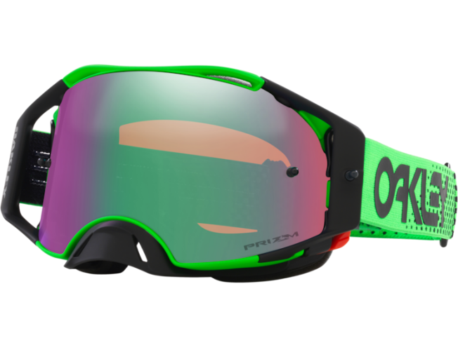 Krossiprillid OAKLEY Airbrake MX Moto Green Prizm MX Jade Iridium Moto Green Prizm MX Jade Iridium