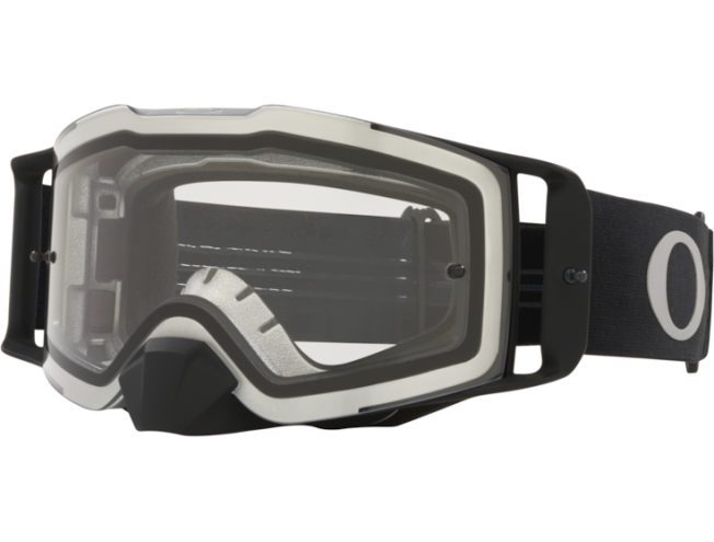 Krossiprillid OAKLEY Front Line MX Tuff Blocks Black Gunmetal Clear Tuff Blocks Black Gunmetal Clear