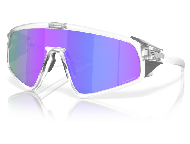 Päikeseprillid OAKLEY Latch Panel Matte Clear Prizm Violet Matte Clear Prizm Violet