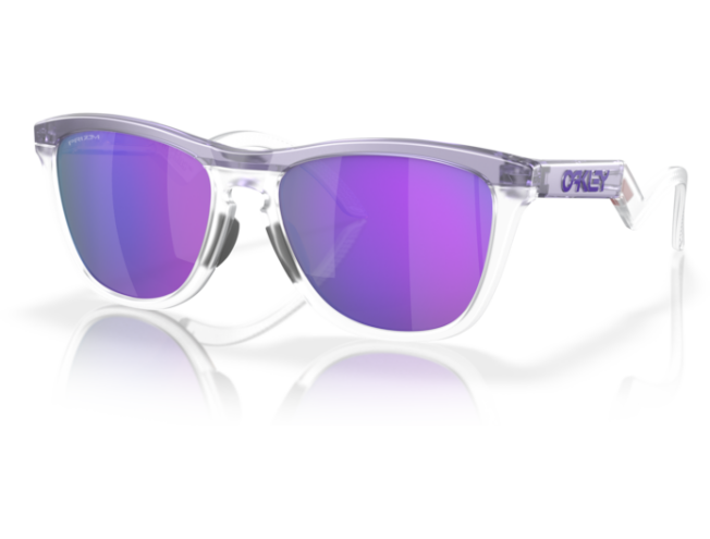 Päikeseprillid OAKLEY Frogskins Hybrid Matte Lilac/Prizm Clear Prizm Violet Matte Lilac/Prizm Clear Prizm Violet