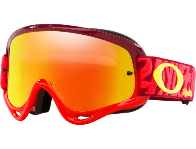 Krossiprillid OAKLEY O-Frame MX Troy Lee Painted Red Fire Iridium Troy Lee Painted Red Fire Iridium