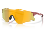 OAKLEY Cybr Zero Matte Iron Red Prizm 24k