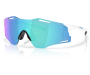 Päikeseprillid OAKLEY CYBR ZERO POLISHED WHITE PRIZM SAPPHIRE Polished White Prizm Sapphire